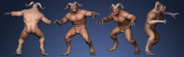 3D model Demon creature (STL)